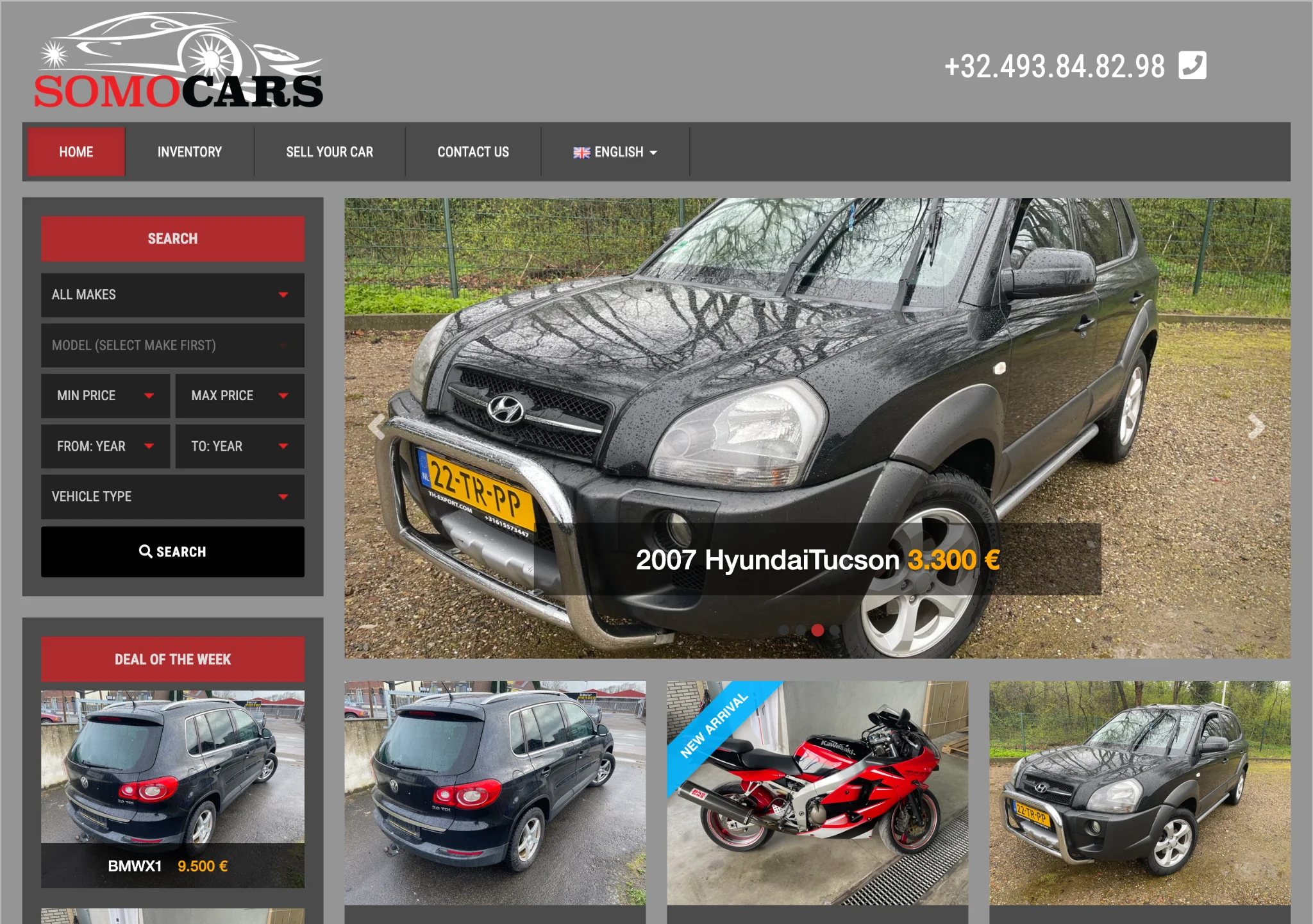 SoMo Cars showroom and vehicle services